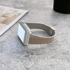 For Apple Watch Series  7  45mm / & 6 & SE & 5 & 4 44mm / Silver Rose Gold