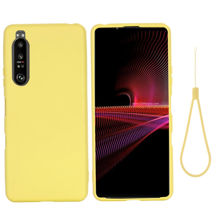 Pure Color Liquid Silicone Shockproof Full Coverage Case, For Sony Xperia 1 III, For Sony Xperia 10 III