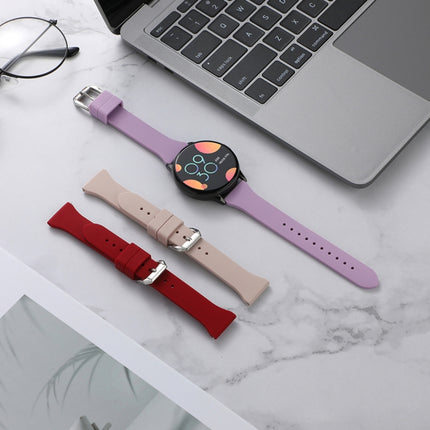 T-shaped Buckle Silicone Replacement Strap Watchband, 22mm