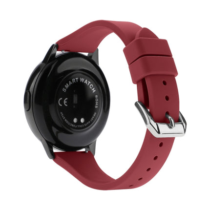 T-shaped Buckle Silicone Replacement Strap Watchband, 22mm