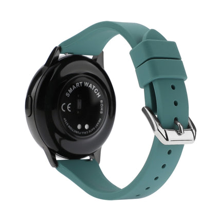 T-shaped Buckle Silicone Replacement Strap Watchband, 22mm