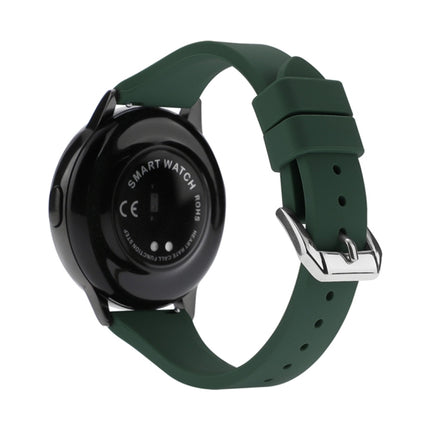 T-shaped Buckle Silicone Replacement Strap Watchband, 22mm