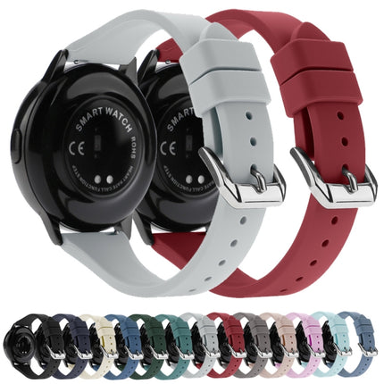 T-shaped Buckle Silicone Replacement Strap Watchband, 22mm