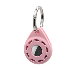 Silica Gel Anti-scratch Shockproof Protective Cover Soft Case with Keychain Ring Loop, For AirTag