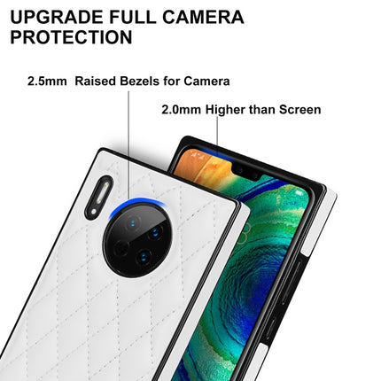 Elegant Rhombic Pattern Microfiber Leather +TPU Shockproof Case with Crossbody Strap Chain, For Huawei Mate 30, For Huawei P30 Pro, For Huawei P30 Lite, For Huawei P40