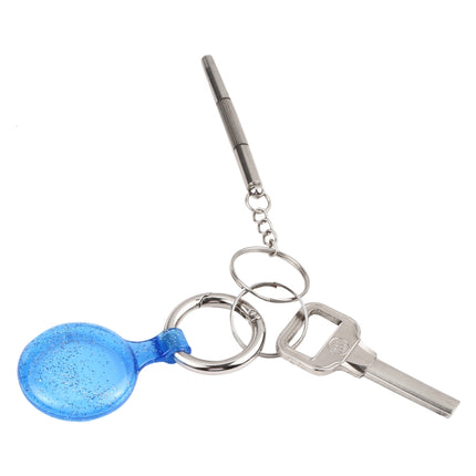 Anti-scratch Clear TPU Shockproof Protective Cover Case with Keychain Hook Loop, For AirTag