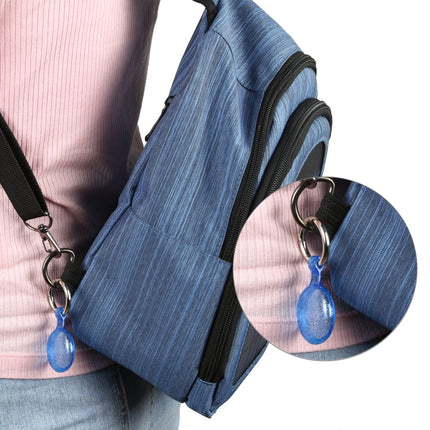 Anti-scratch Clear TPU Shockproof Protective Cover Case with Keychain Hook Loop, For AirTag