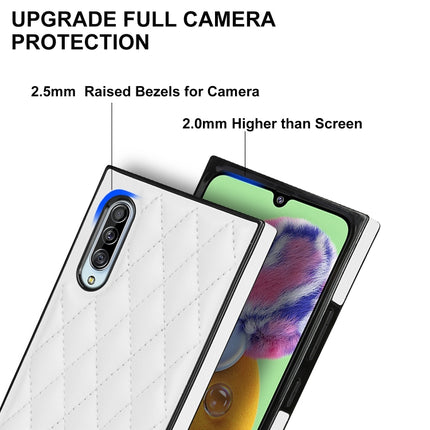 Elegant Rhombic Pattern Microfiber Leather +TPU Shockproof Case with Crossbody Strap Chain, For Samsung Galaxy A90 5G, For Samsung Galaxy Note10+, For Samsung Galaxy Note20 Ultra, For Samsung Galaxy S9+