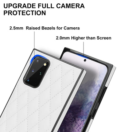 Elegant Rhombic Pattern Microfiber Leather +TPU Shockproof Case with Crossbody Strap Chain, For Samsung Galaxy S20, For Samsung Galaxy S20+, For Samsung Galaxy S21 5G, For Samsung Galaxy S21+ 5G