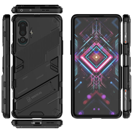 Punk Armor 2 in 1 PC + TPU Shockproof Case with Invisible Holder, For vivo V21, For Xiaomi Redmi K40 Gaming, For Honor Play 5T