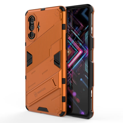 Punk Armor 2 in 1 PC + TPU Shockproof Case with Invisible Holder, For vivo V21, For Xiaomi Redmi K40 Gaming, For Honor Play 5T