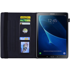 Calf Pattern Double Folding Design Embossed Leather Case with Holder & Card Slots & Pen Slot & Elastic Band, For Samsung Galaxy Tab A 10.5 T590 / T595, For Samsung Galaxy Tab S4 10.5 T830 / T835, For Samsung Galaxy Tab A 8.0 (2019)���������������������...