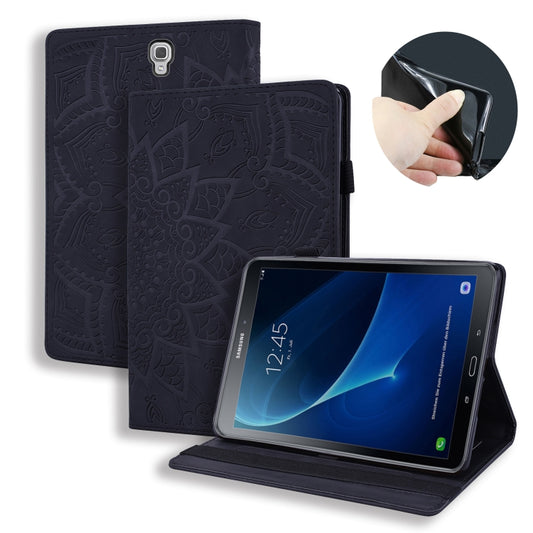 Calf Pattern Double Folding Design Embossed Leather Case with Holder & Card Slots & Pen Slot & Elastic Band, For Samsung Galaxy Tab A 10.5 T590 / T595, For Samsung Galaxy Tab S4 10.5 T830 / T835, For Samsung Galaxy Tab A 8.0 (2019)���������������������...
