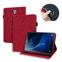 Calf Pattern Double Folding Design Embossed Leather Case with Holder & Card Slots & Pen Slot & Elastic Band, For Samsung Galaxy Tab A 10.5 T590 / T595, For Samsung Galaxy Tab S4 10.5 T830 / T835, For Samsung Galaxy Tab A 8.0 (2019)���������������������...