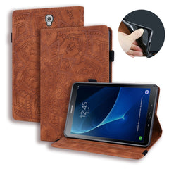 Funda de piel con relieve y diseño plegable doble con ranuras para tarjetas, soporte, ranura para bolígrafo y banda elástica, para iPad Pro de 9,7 pulgadas, para iPad 10,2 2021/2020/2019, para iPad 4, 3 y 2, para iPad Mini 2019, 4, 3 y 2