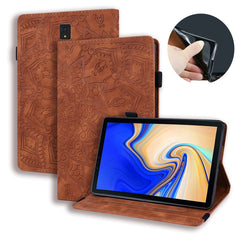 Calf Pattern Double Folding Design Embossed Leather Case with Holder & Card Slots & Pen Slot & Elastic Band, For Samsung Galaxy Tab A 10.5 T590 / T595, For Samsung Galaxy Tab S4 10.5 T830 / T835, For Samsung Galaxy Tab A 8.0 (2019)���������������������...