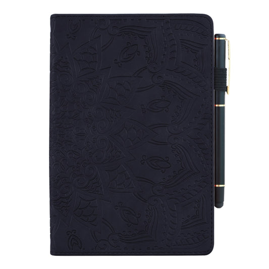 Calf Pattern Double Folding Design Embossed Leather Case with Holder & Card Slots & Pen Slot & Elastic Band, For Samsung Galaxy Tab S5e 10.5 T720 / T725, For Samsung Galaxy Tab S6 T860 / T865