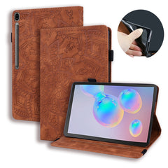 Funda de piel con relieve y diseño plegable doble con ranuras para tarjetas, ranura para bolígrafo y banda elástica para Samsung Galaxy Tab A 8.0 (2019), Samsung Galaxy Tab A 10.1 (2019) y Samsung Galaxy Tab S5e 10.5 T720/T725