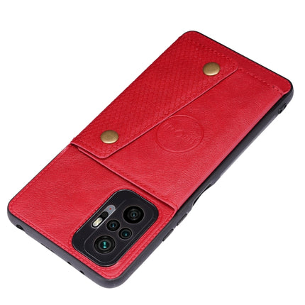 Double Buckle PU + TPU Shockproof Magnetic Protective Case with Card Slot & Holder, For Xiaomi Redmi Note 10 Pro Max, For Xiaomi Mi 11 Ultra, For Xiaomi Mi 11 Pro, For Xiaomi Mi 11 Lite