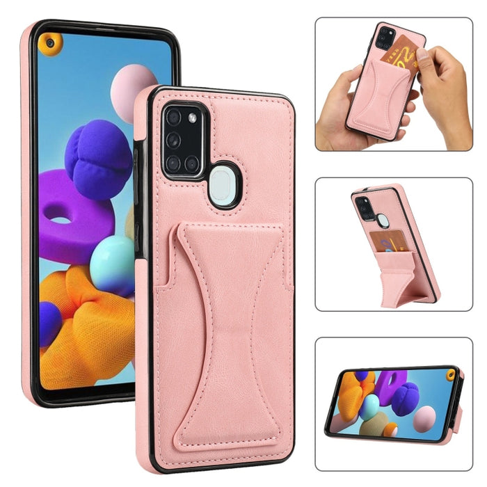 Ultra-thin Shockproof Protective Case with Holder, For Samsung Galaxy A21s, For Samsung Galaxy A32, For Samsung Galaxy A42 5G, For Samsung Galaxy A50