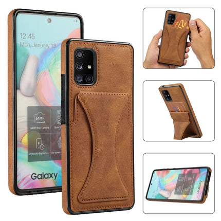 Ultra-thin Shockproof Protective Case with Holder, For Samsung Galaxy A51 5G, For Samsung Galaxy A52 5G / 4G, For Samsung Galaxy A71 5G, For Samsung Galaxy S10+
