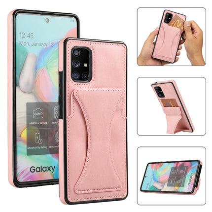 Ultra-thin Shockproof Protective Case with Holder, For Samsung Galaxy A51 5G, For Samsung Galaxy A52 5G / 4G, For Samsung Galaxy A71 5G, For Samsung Galaxy S10+