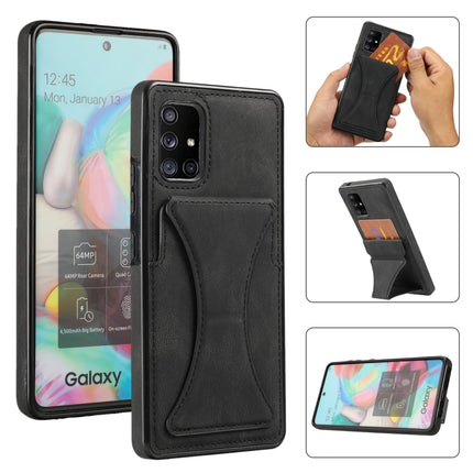Ultra-thin Shockproof Protective Case with Holder, For Samsung Galaxy A51 5G, For Samsung Galaxy A52 5G / 4G, For Samsung Galaxy A71 5G, For Samsung Galaxy S10+