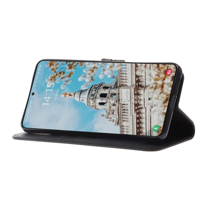 Embossed Happy Cat Pattern Horizontal Flip Leather Case with Holder & Card Slots & Wallet, For Samsung Galaxy S21 FE, For Samsung Galaxy A12, For Samsung Galaxy A22 4G, For Samsung Galaxy A22 5G EU Version