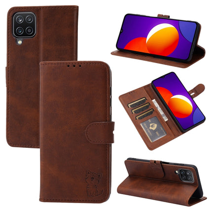 Embossed Happy Cat Pattern Horizontal Flip Leather Case with Holder & Card Slots & Wallet, For Samsung Galaxy S21 FE, For Samsung Galaxy A12, For Samsung Galaxy A22 4G, For Samsung Galaxy A22 5G EU Version