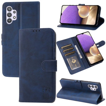 Embossed Happy Cat Pattern Horizontal Flip Leather Case with Holder & Card Slots & Wallet, For Samsung Galaxy A32 4G, For Samsung Galaxy A32 5G, For Samsung Galaxy A52 5G / 4G, For Samsung Galaxy A72 5G / 4G