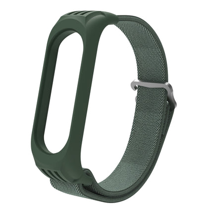 For Xiaomi Mi Band 6 / 5 / 4 / 3 9-shaped Buckle Twill Replacement Strap Watchband