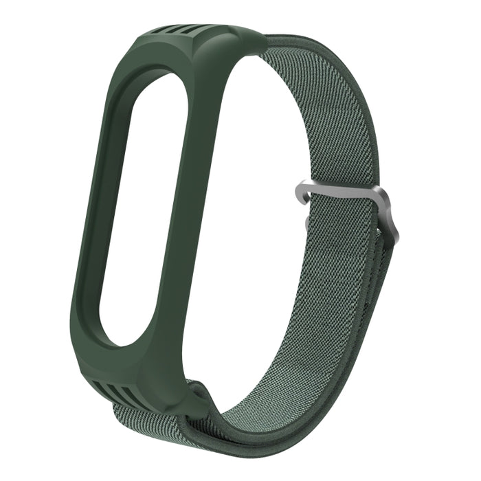 For Xiaomi Mi Band 6 / 5 / 4 / 3 9-shaped Buckle Twill Replacement Strap Watchband