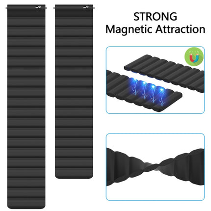 Universal Silicone Magnetic Replacement Strap Watchband, 20mm, 22mm, 20mm For Samsung Smart Watch, 22mm For Samsung Smart Watch