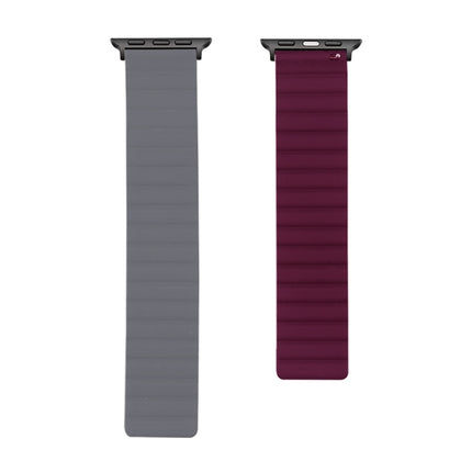 Silicone Magnetic Replacement Strap Watchband, For Apple Watch Series 7  41mm / & 6 & SE & 5 & 4 40mm, For Apple Watch Series  7  45mm / & 6 & SE & 5 & 4 44mm