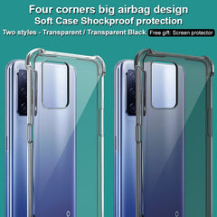 IMAK All-inclusive Shockproof Airbag TPU Case with Screen Protector, For OPPO F19 4G / A74 4G, For Asus Zenfone 8, For Nokia X10 / X20, For Xiaomi Redmi K40, For Sony Xperia 5 III, For Xiaomi Redmi Note 10 5G, For Xiaomi Redmi Note 10s�����������������...