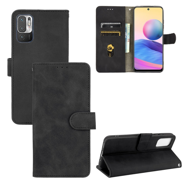 Solid Color Skin Feel Magnetic Buckle Horizontal Flip Calf Texture PU Leather Case with Holder & Card Slots & Wallet, For Xiaomi Redmi Note 10 5G, For CUBOT Note 20, For Nokia 7.3, For ZTE Libero 5G
