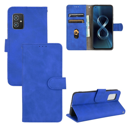 Solid Color Skin Feel Magnetic Buckle Horizontal Flip Calf Texture PU Leather Case with Holder & Card Slots & Wallet, For Asus Zenfone 8 / ZS590KS (8 Mini)