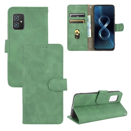 Solid Color Skin Feel Magnetic Buckle Horizontal Flip Calf Texture PU Leather Case with Holder & Card Slots & Wallet, For Asus Zenfone 8 / ZS590KS (8 Mini)
