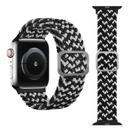 Buckle Braided Elastic Strap Watch Band For Apple Watch Series 9&8&7 41mm / SE 3&SE 2&6&SE&5&4 40mm / 3&2&1 38mm(Rainbow Color), For Apple Watch Series 7 41mm / 6 & SE & 5 & 4 40mm / 3 & 2 & 1 38mm                                                       ...