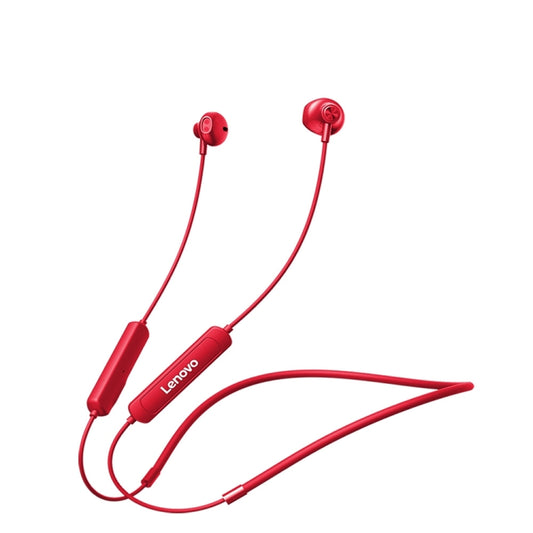 Original Lenovo SH1 Intelligent Noise Reduction Neck-mounted Magnetic Wire-controlled Bluetooth Earphone, Support Call