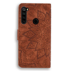 Calf Pattern Diamond Mandala Double Folding Design Embossed Leather Case with Wallet & Holder & Card Slots, For Xiaomi Redmi Note 8, For Xiaomi Redmi Note 8 Pro, For Xiaomi Mi 8 Lite, For Xiaomi Pocophone F1, For Xiaomi Mi 9, For Xiaomi Mi A3 / Mi CC9e