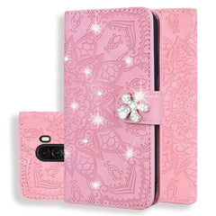 Calf Pattern Diamond Mandala Double Folding Design Embossed Leather Case with Wallet & Holder & Card Slots, For Xiaomi Redmi Note 8, For Xiaomi Redmi Note 8 Pro, For Xiaomi Mi 8 Lite, For Xiaomi Pocophone F1, For Xiaomi Mi 9, For Xiaomi Mi A3 / Mi CC9e