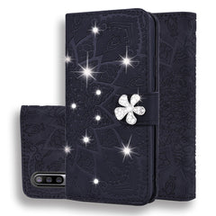 Calf Pattern Diamond Mandala Double Folding Design Embossed Leather Case with Wallet & Holder & Card Slots, For Xiaomi Redmi Note 8, For Xiaomi Redmi Note 8 Pro, For Xiaomi Mi 8 Lite, For Xiaomi Pocophone F1, For Xiaomi Mi 9, For Xiaomi Mi A3 / Mi CC9e