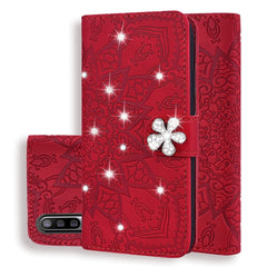 Calf Pattern Diamond Mandala Double Folding Design Embossed Leather Case with Wallet & Holder & Card Slots, For Xiaomi Redmi Note 8, For Xiaomi Redmi Note 8 Pro, For Xiaomi Mi 8 Lite, For Xiaomi Pocophone F1, For Xiaomi Mi 9, For Xiaomi Mi A3 / Mi CC9e