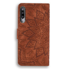 Kalbsmuster, Diamant-Mandala, doppelt faltbares Design, geprägtes Lederetui mit Geldbörse, Halter und Kartenfächern, für Xiaomi Mi CC9 / Mi 9 Lite