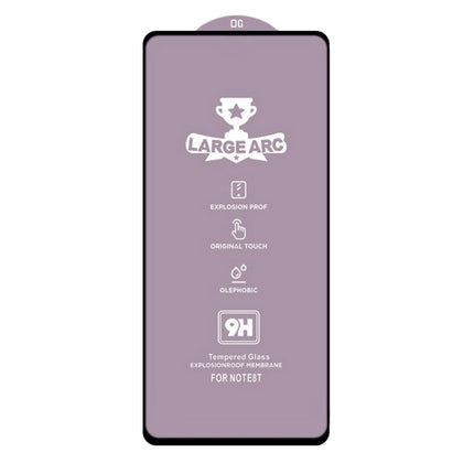 9H HD Large Arc High Alumina Full Screen Tempered Glass Film, For Samsung Galaxy A72 4G (1 PCS)