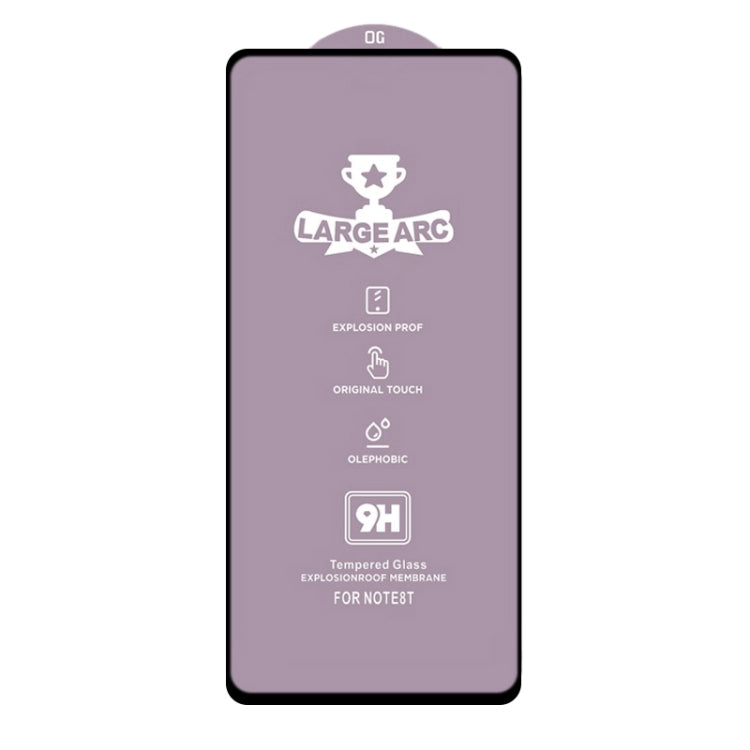 25 PCS 9H HD Large Arc High Alumina Full Screen Tempered Glass Film