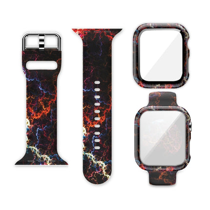 Silicone Printing Integrated Replacement Watch Case Watchband, For Apple Watch Series 3 & 2 & 1 42mm