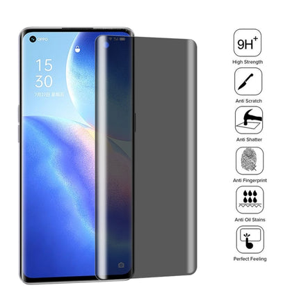 For OnePlus 9 Pro No Fingerprint Unlock 0.3mm 9H Surface Hardness 3D Curved Surface Privacy Glass Film, For OPPO Reno5 Pro 5G (1 PCS), For vivo X50 Pro (1 PCS), For OnePlus 8 Pro (1 PCS), For Meizu 18 Pro / 18s Pro (1 PCS), For Xiaomi Mi 11 (1 PCS)    ...