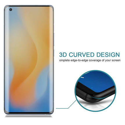 For OnePlus 9 Pro No Fingerprint Unlock 25pcs 0.3mm 9H Surface Hardness 3D Curved Surface Privacy Glass Film